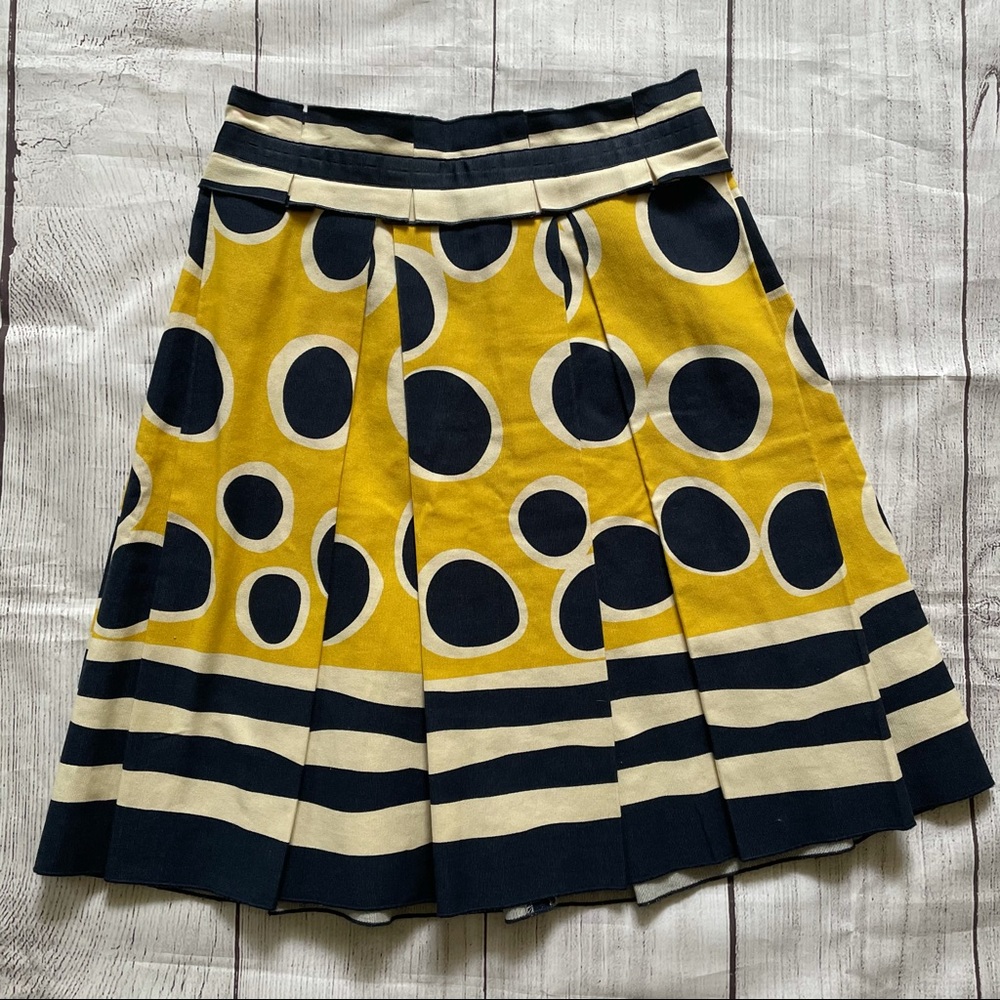 Anna Sui for Anthropologie Trampoline Dot Skirt